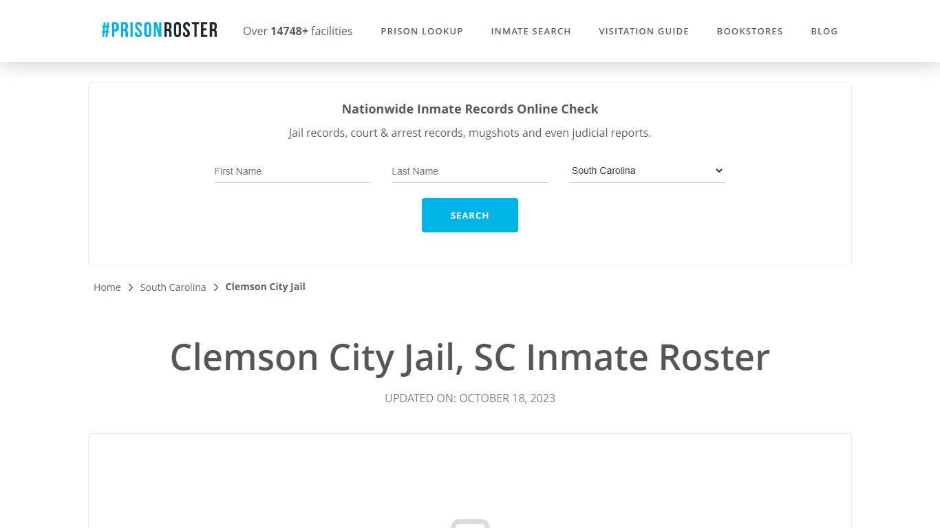 Clemson City Jail, SC Inmate Roster - Prisonroster